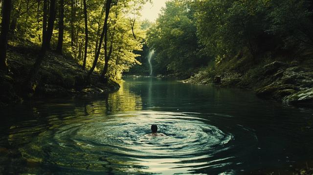 In the whirlpool